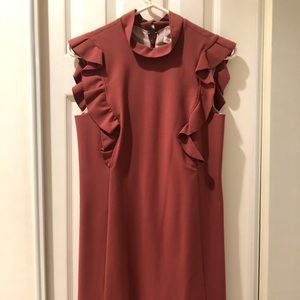 Rebecca Taylor Women's Ruffle Suit Dress